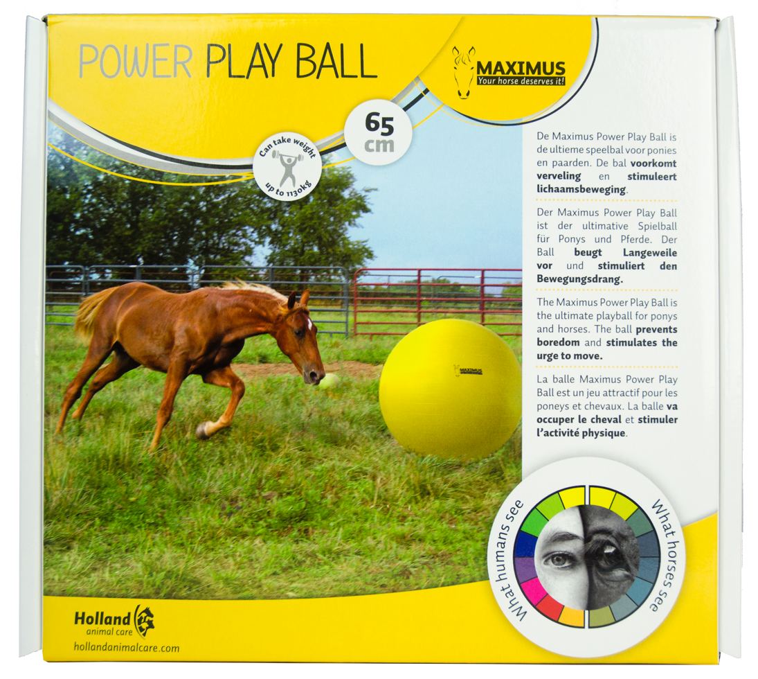 Maximus Power Play Ball 65 cm – Fördert Bewegung Und Spielspaß Für Pferde