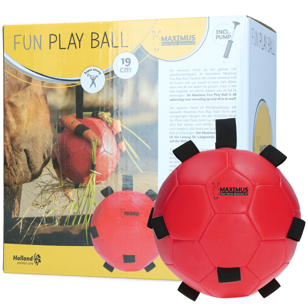 Excellent Horse Fun Spielball Rot – Robuste und Langlebige Konstruktion