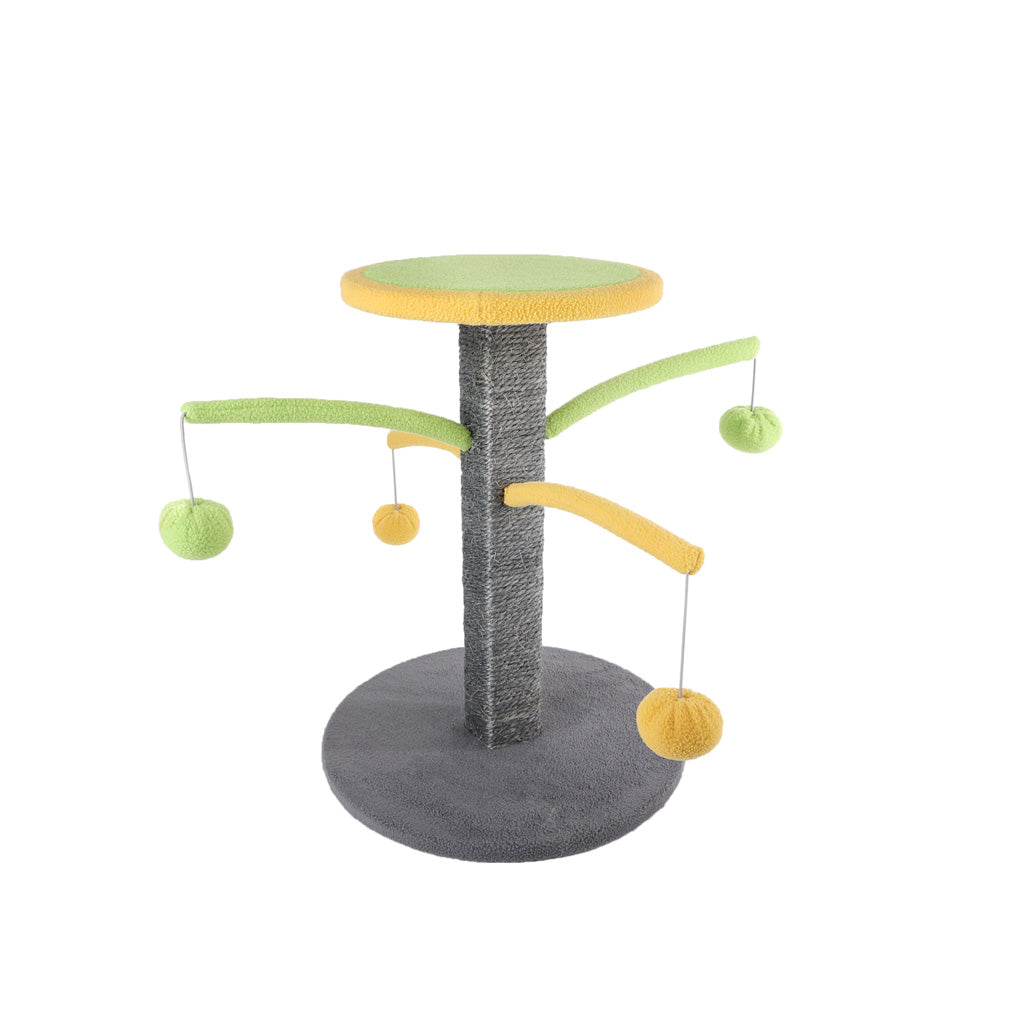 Minus One Katzenmöbel – Lustiger Kratzbaum Mit Spielbällen
