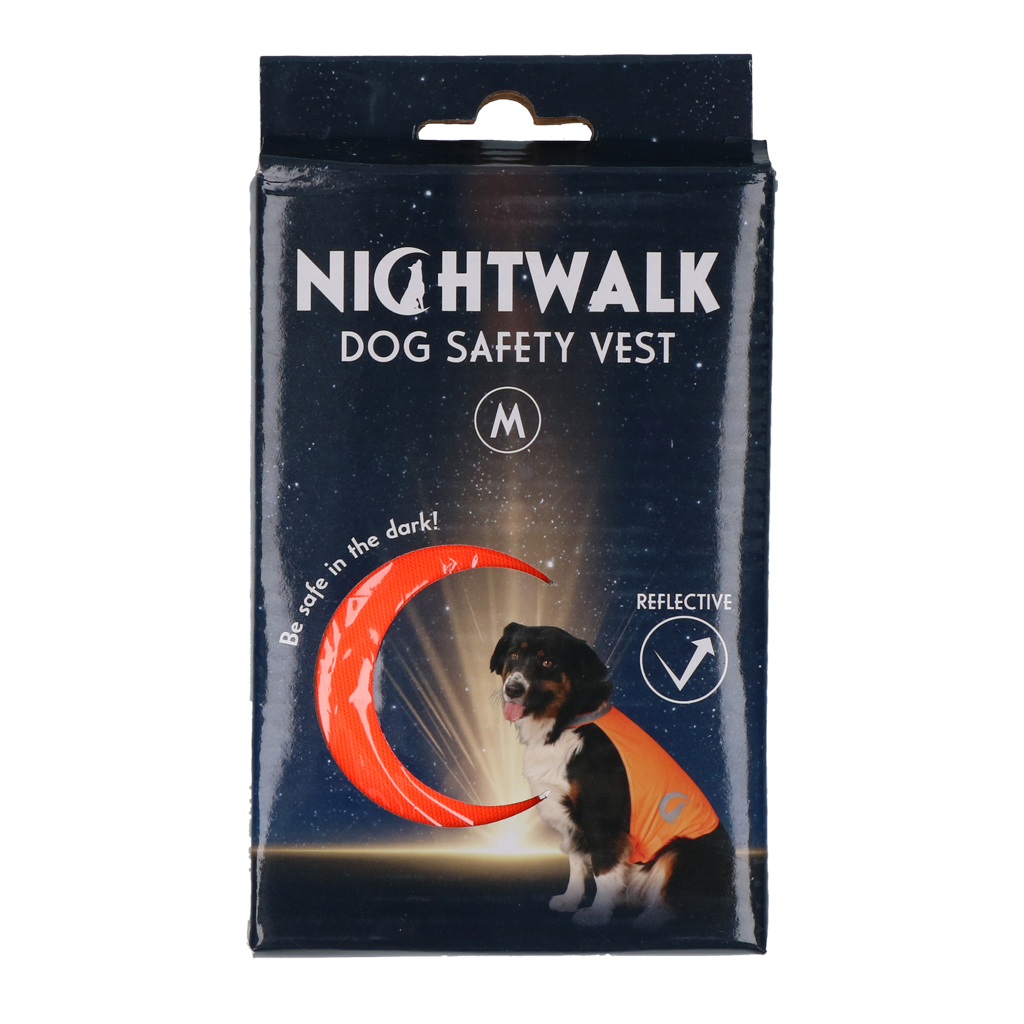 Nightwalk Sicherheitsweste Orange M – Hohe Sichtbarkeit Bei Dunkelheit
