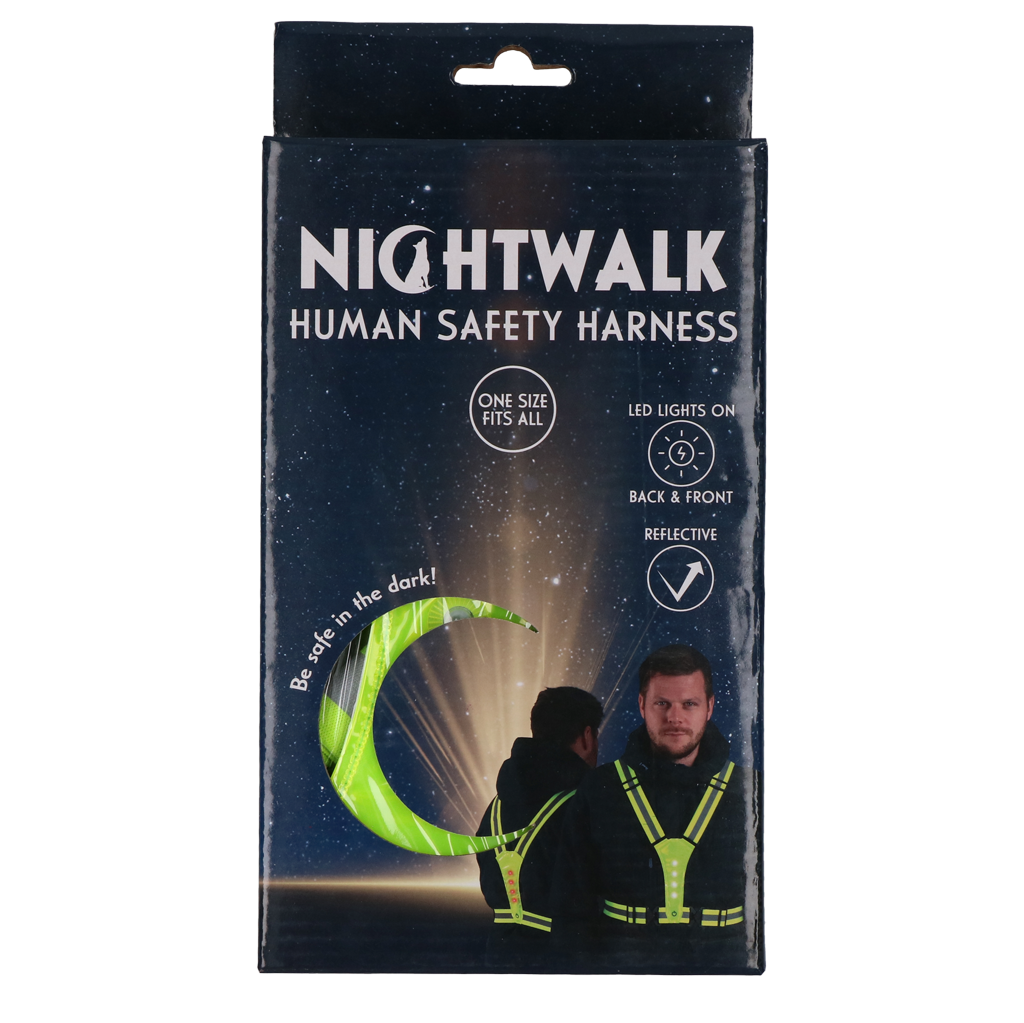 Nightwalk Sicherheitsgeschirr Gelb – Maximale Sichtbarkeit Für Sicherheit