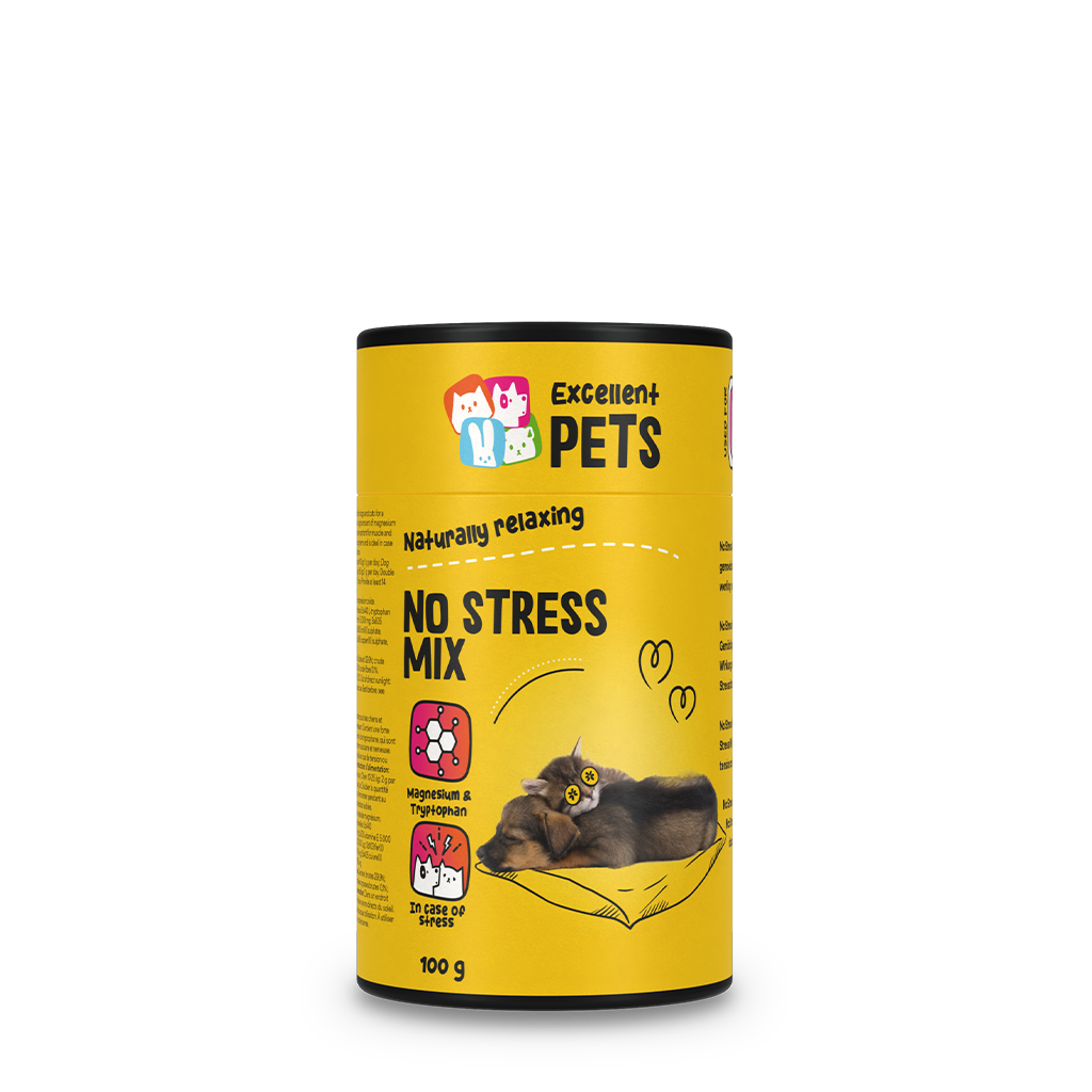 Excellent Pets No Stress Mix 100 g – Beruhigende Wirkung Für Hunde Und Katzen
