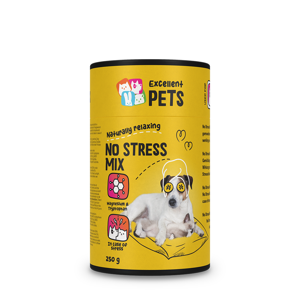 Excellent Pets No Stress Mix 250 g – Beruhigende Wirkung Für Hunde Und Katzen