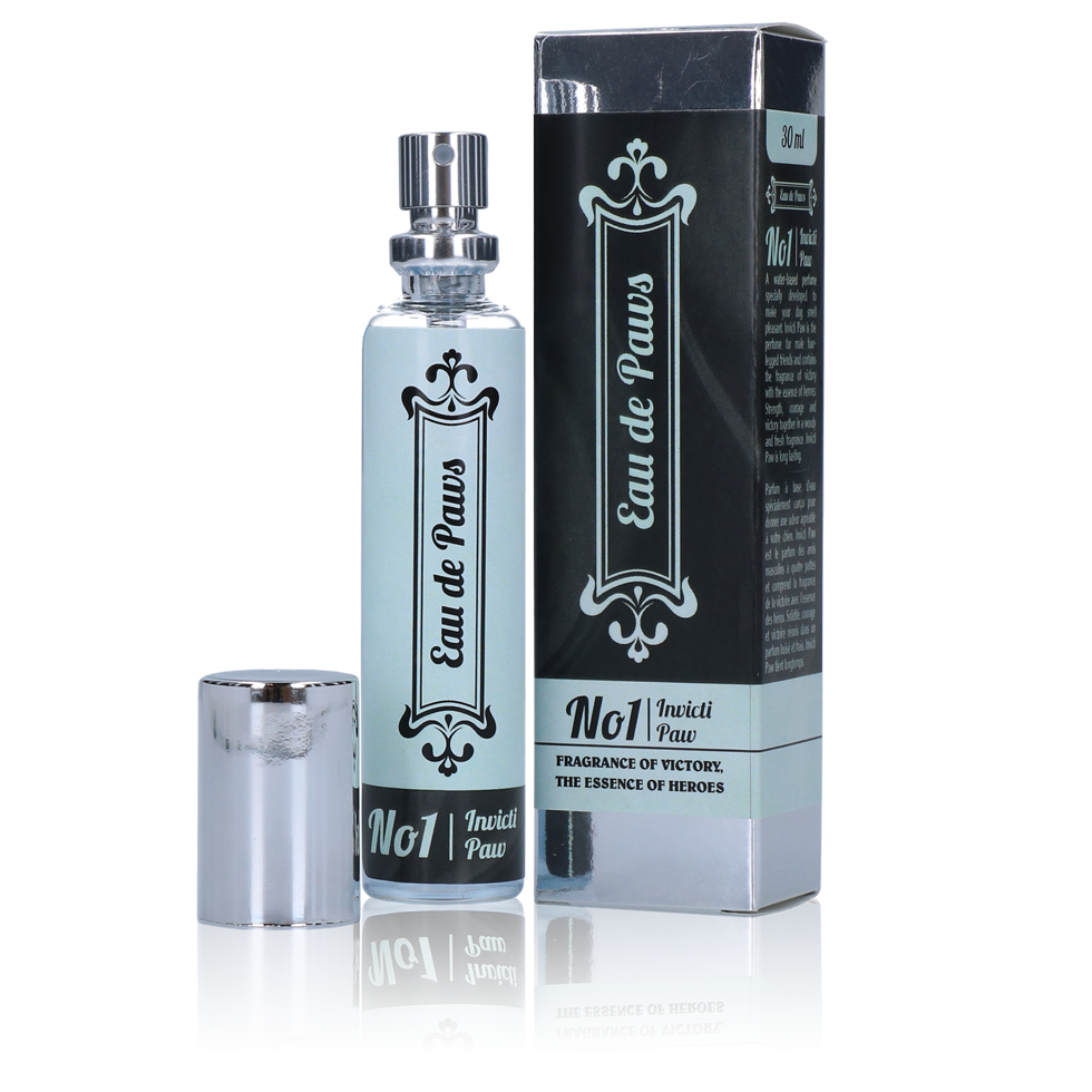 Eau de Paws No1 Invicti Paw – Duft für Männliche Hunde mit Wasserbasis