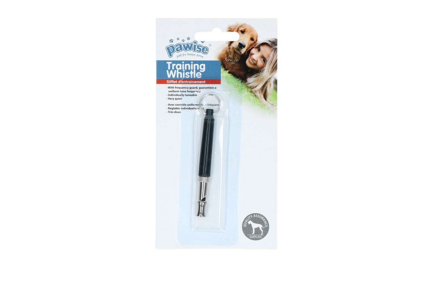 Pawise Hundetrainingspfeife Schwarz – Individuell Einstellbare Frequenz für Effektives Training