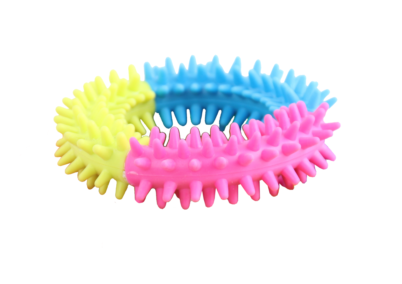 Pawise Rainbow World Ring M – Fördert Zahngesundheit und Spielspaß