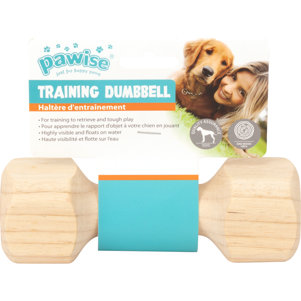 Pawise Holz Apportierhantel S – Schwimmfähig Und Ideal Für Training