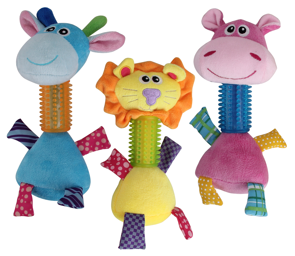 Pawise Puppy Long Neck Giraffe – Spielzeug Mit Geräusch und Beißring