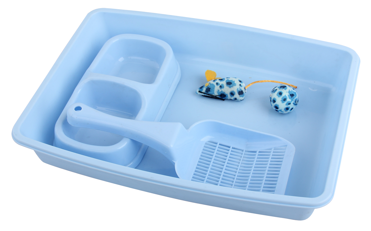 Pawise Kitten Starter Set Blau – Praktisches Zubehör Für Ihr Kätzchen