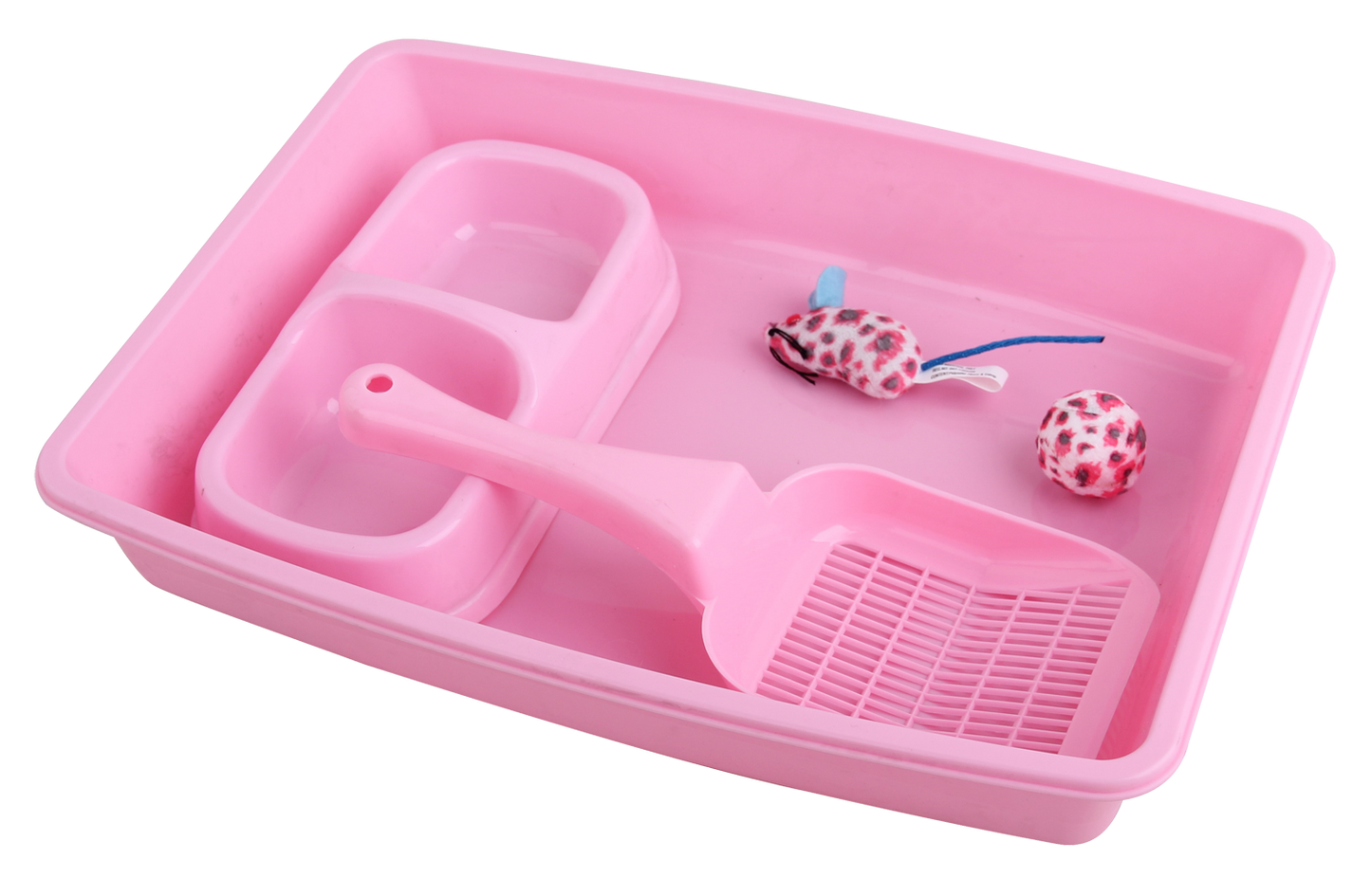Pawise Kitten Starter Set Rosa – Praktisches Set Für Ihr Kätzchen