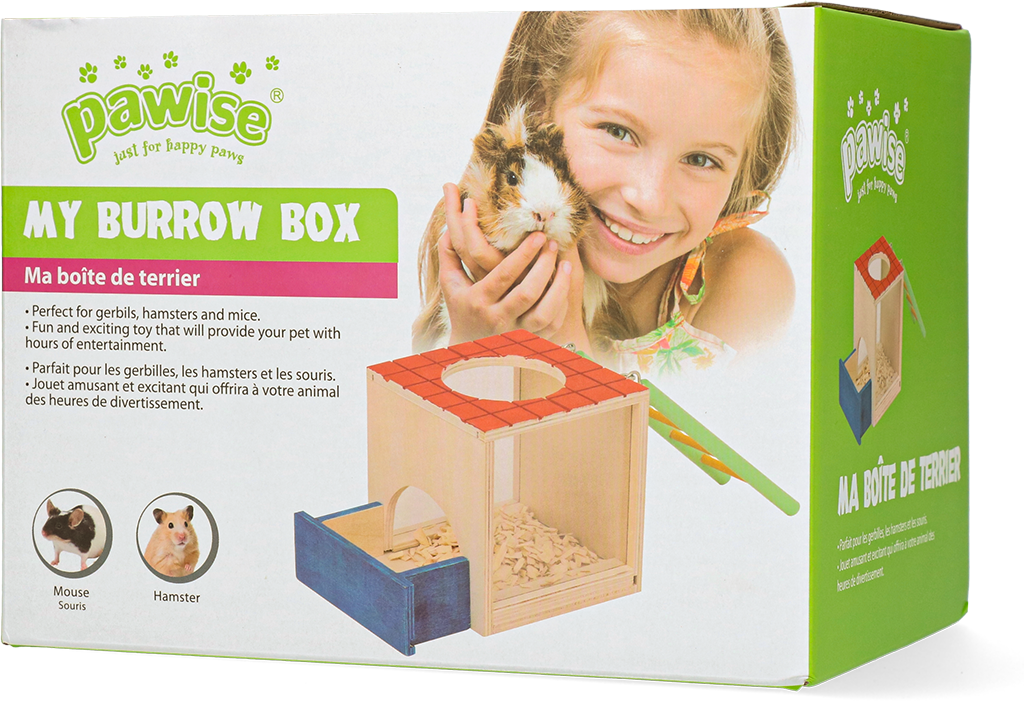 Pawise My Burrow Box – Spannendes Spielzeug Für Kleintiere