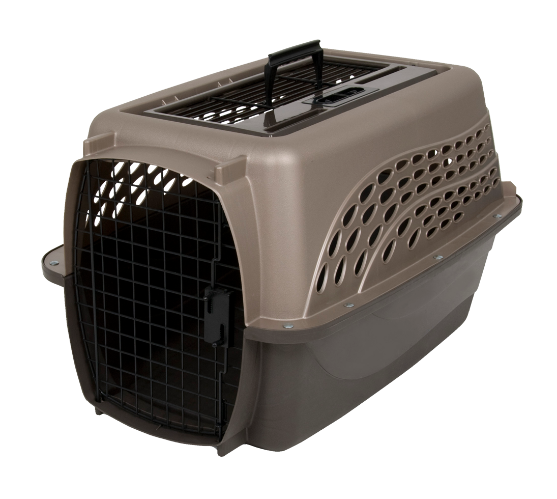 Petmate 2 Tür Hundekennel Braun S – Komfortabel Und Langlebig Aus 100 Prozent Recyceltem Material