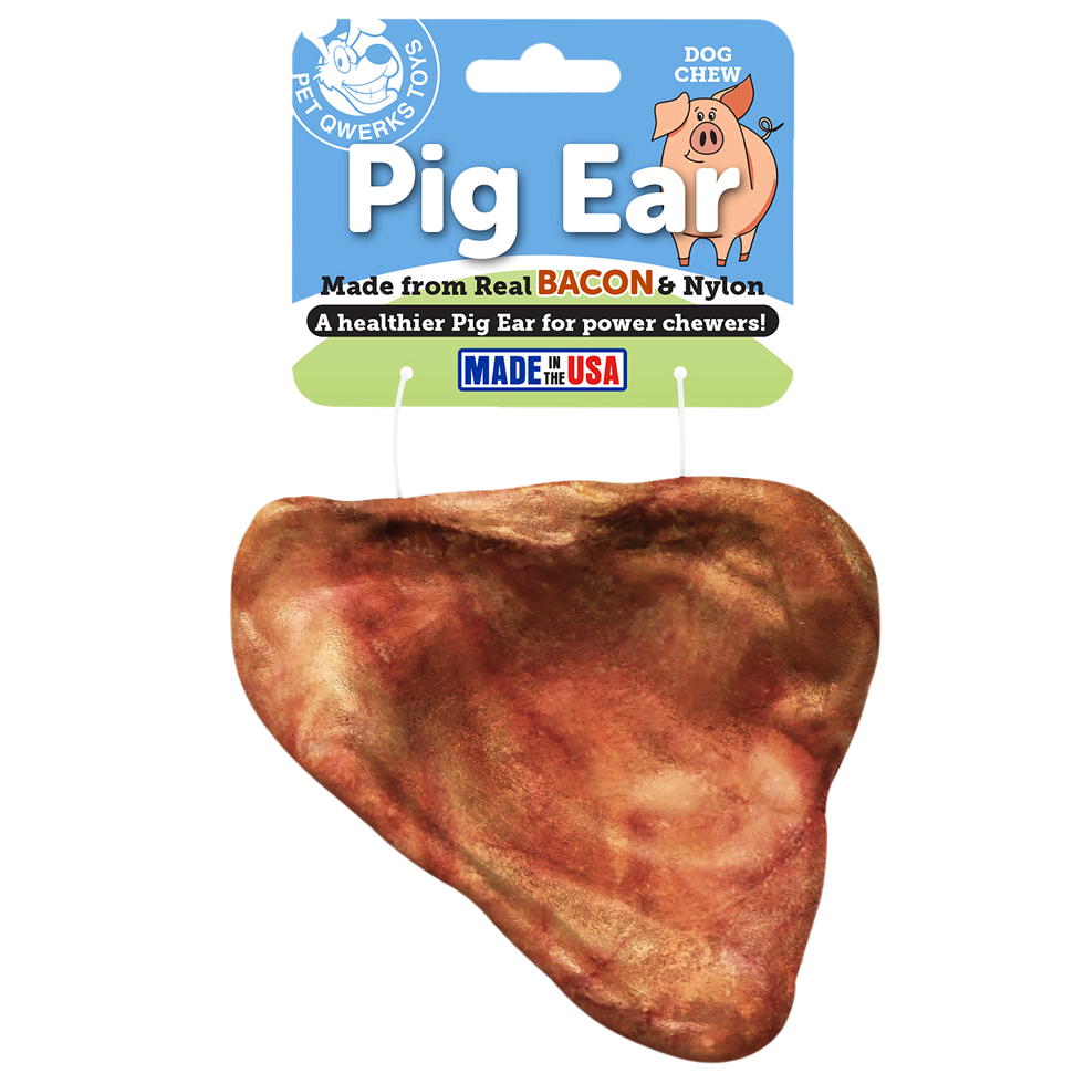Pet Qwerks Schweineohr M – Langlebiges Kauspielzeug Mit Speckgeschmack