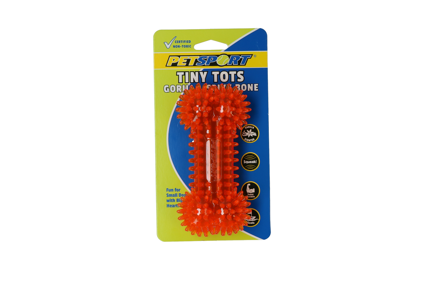 Petsport Tiny Tots Gorilla Spiky Bone – Ideal Für Kleine Hunde Mit Zahnfleischmassage