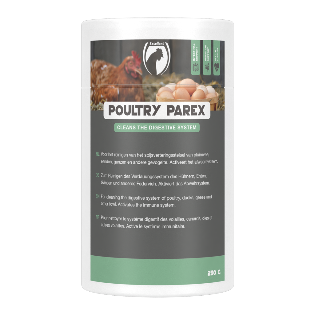Excellent Poultry Parex 250 g – Reinigt Das Verdauungssystem Für Gesunde Geflügelhaltung