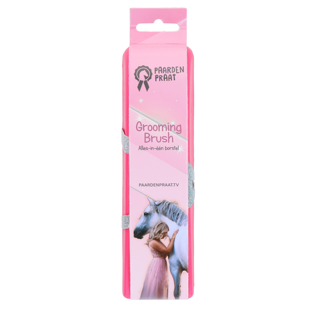 Paardenpraat Grooming Brush Rosa M – Sanfte Pflege Für Ihr Pferd