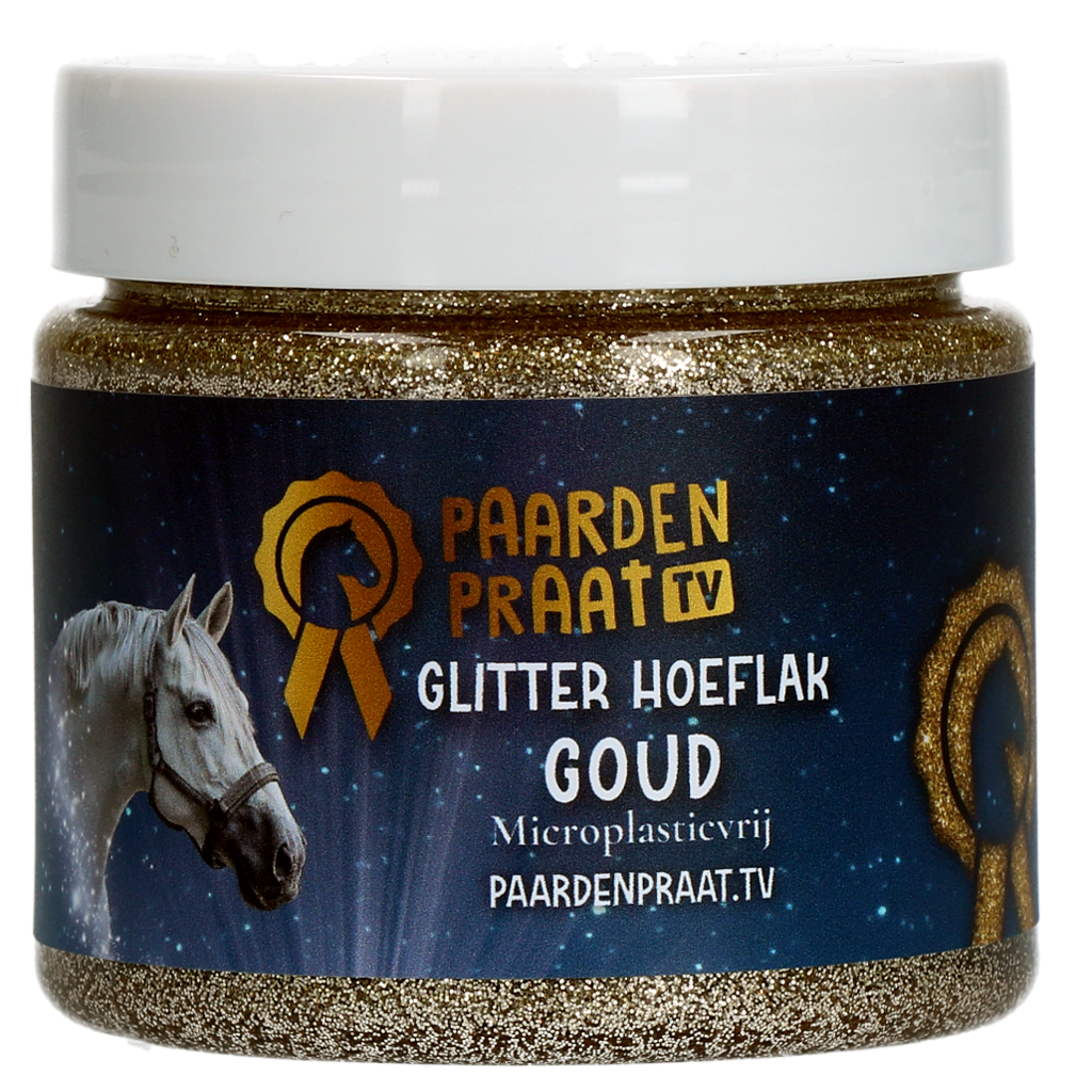 Paardenpraat TV Glitzer Huflack Gold – Atemberaubender Glanz Für Pferdehufe