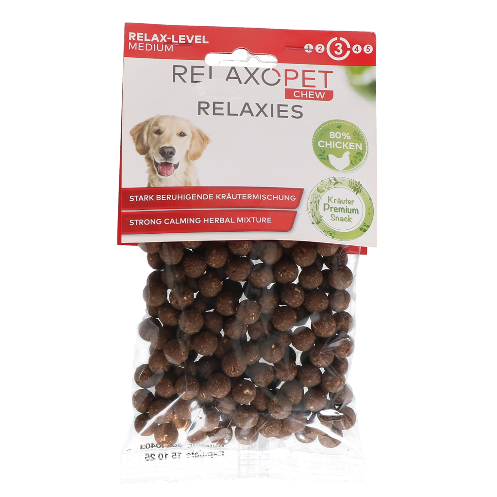 RelaxoPet Chew Relaxies 150 g – Beruhigende Snacks Für Entspannung