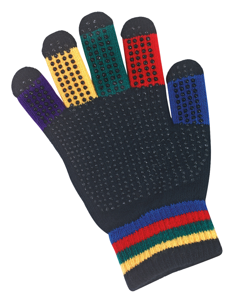 Magic Grippy Reithandschuh Regenbogen – Sicherer Griff Mit Noppen