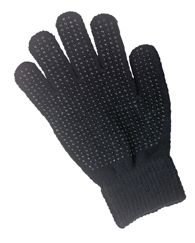 Magic Grippy Handschuhe Schwarz – Sicherer Griff mit Noppen-Innenhand