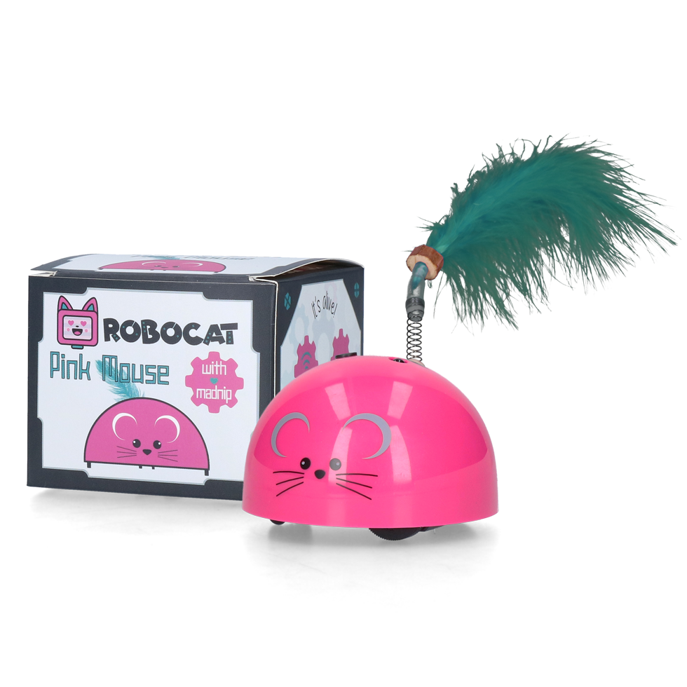 Robocat Maus Rosa – Interaktive Spielzeugmaus Für Katzen