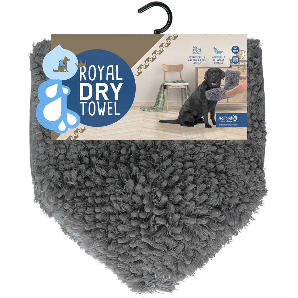 Royal Dry Handtuch Für Hunde – Ultra-Saugfähiges Mikrofaserdesign