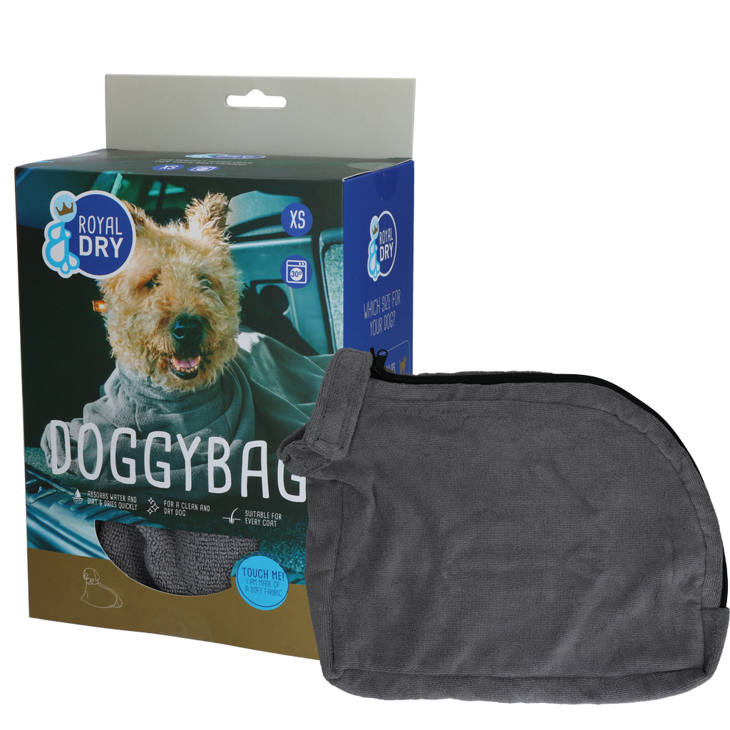 Royal Dry Doggy Bag Trockenbeutel XS – Super Saugfähige Mikrofaser