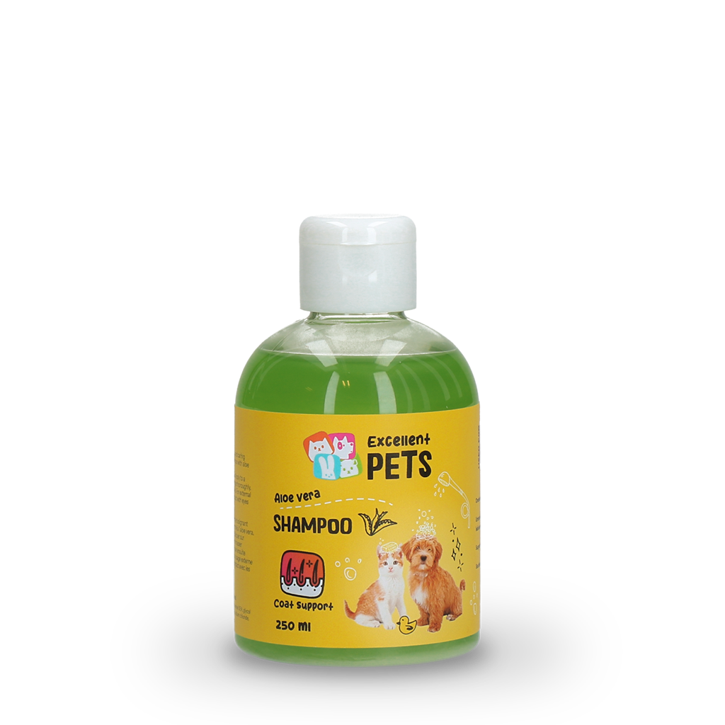 Excellent Pets Shampoo Aloe Vera 250 ml – Pflege Für Trockene Haut Und Lebloses Fell