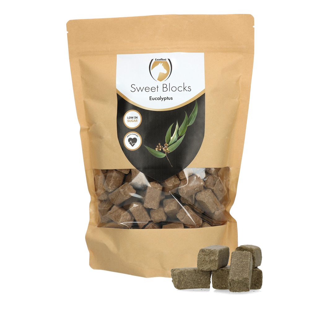 Excellent Horse Sweet Blocks Eukalyptus 1 kg – Zuckerarmer Pferdeleckerbissen