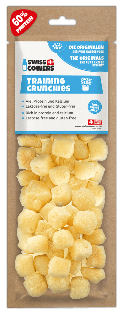 SwissCowers Cheese Crunchies Training Original – Knusprige Käsesnacks Für Effektives Training