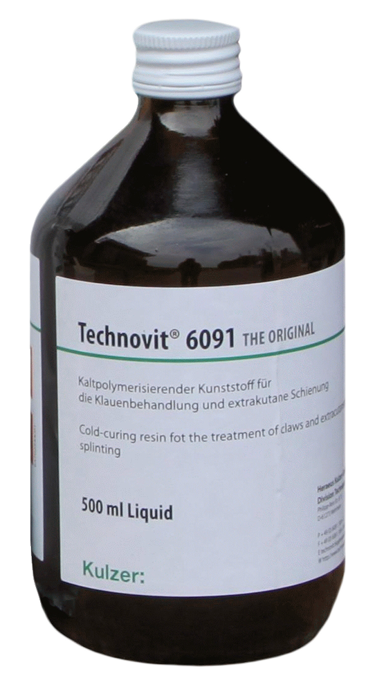 Technovit 6091 Flüssigkeit 500 ml – Ideal Für 40 ml Flüssigkeit Pro Klötze
