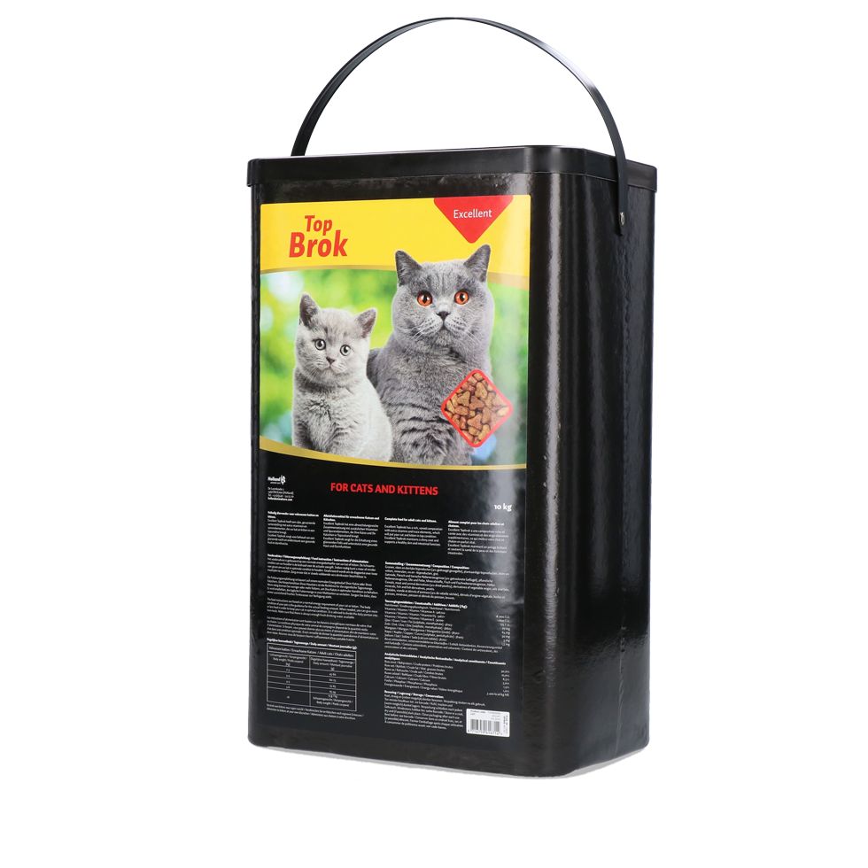 Topbrok Excellent Katze und Kätzchen 10 kg – Hochwertige Ernährung für Gesunde Katzen