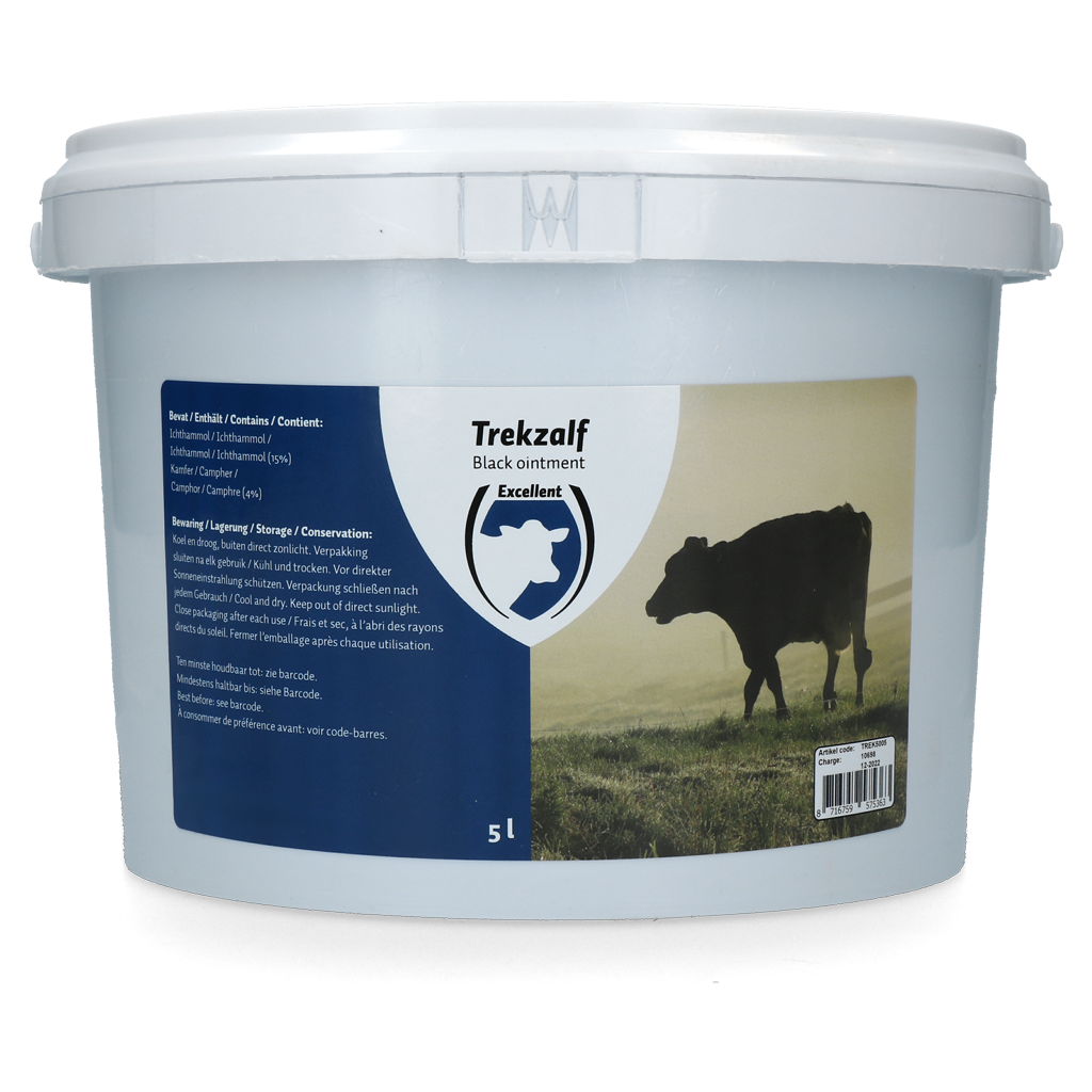 Excellent Zugsalbe 5 l – Hautpflege Mit 4 Prozent Campher Und 15 Prozent Ichthammol