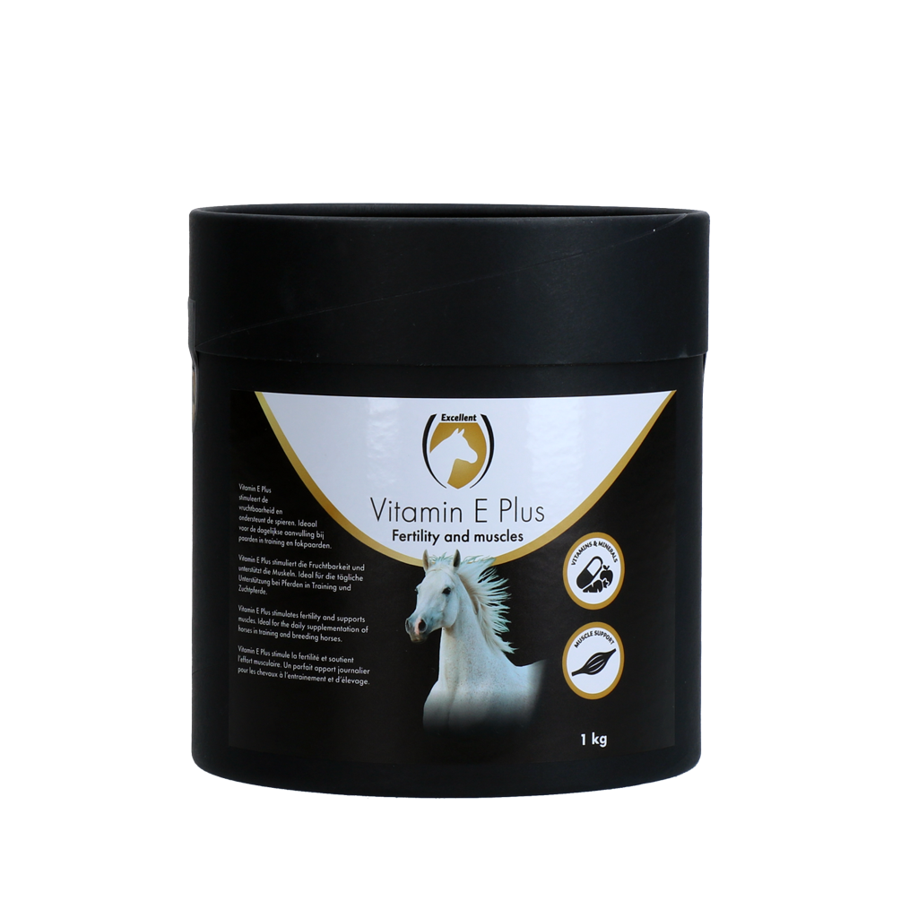 Excellent Pferde Vitamin E Plus 1 kg – Optimale Unterstützung für Wachstum und Leistung