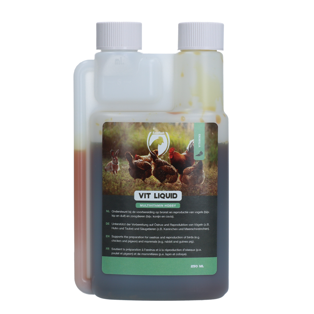 Excellent Vit Flüssiges Multivitamin Hobby 250 ml – Unterstützt Östrus und Reproduktion
