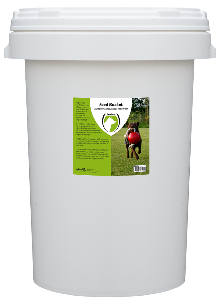 Futtertonne 52 Liter – Robuste Lagerung mit Drehverschluss