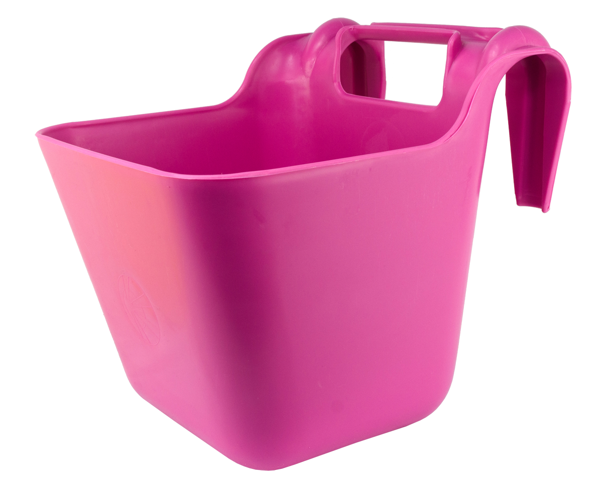 OK Plast Futtertrog Zum Einhängen 14 Liter Rosa – Robuste Kunststoffkonstruktion Mit Aufhängebügel