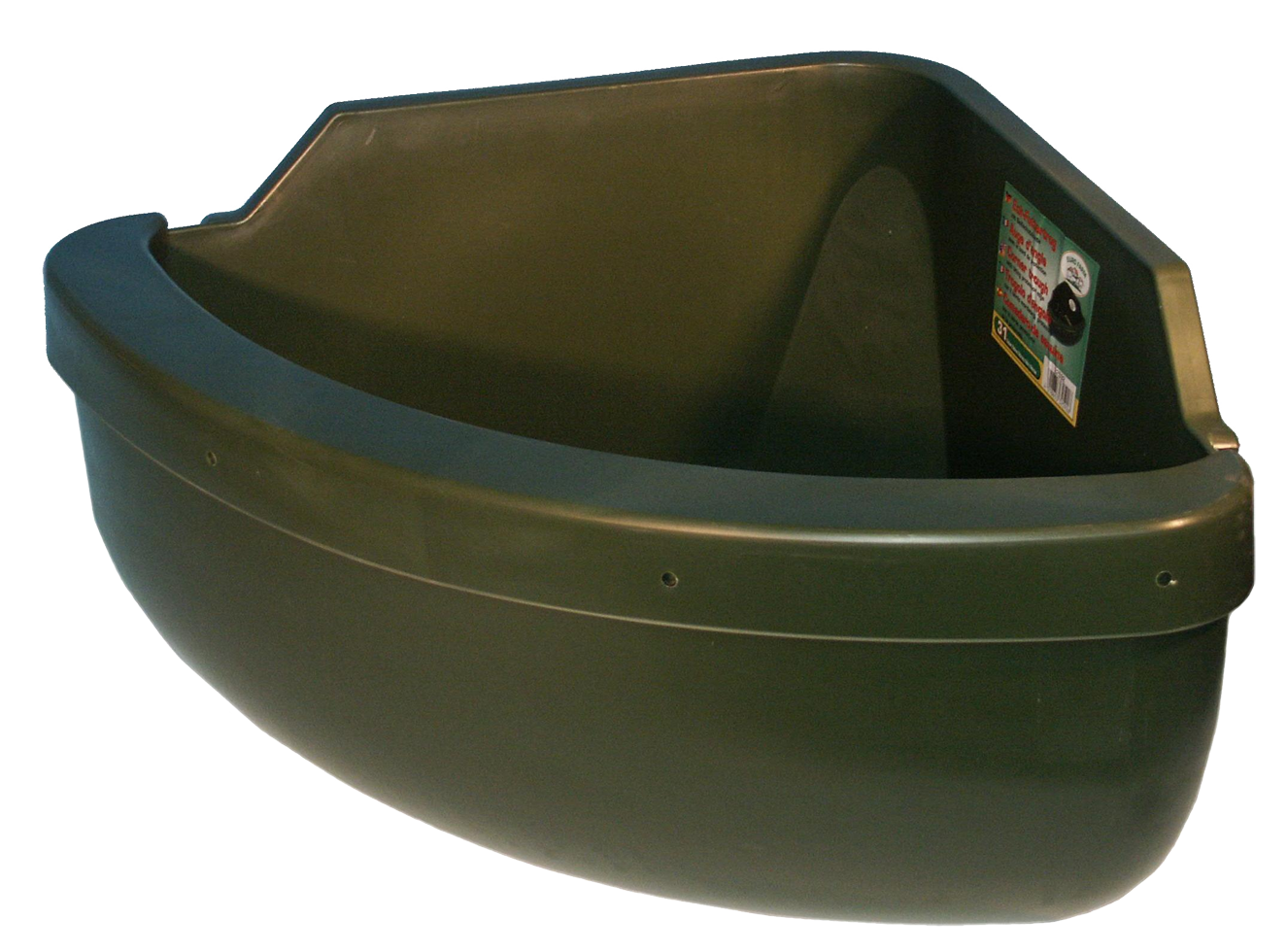 OK Plast Futtertrog Eckmodel Feed Saver 31 l – Robust Und Kleckersicher