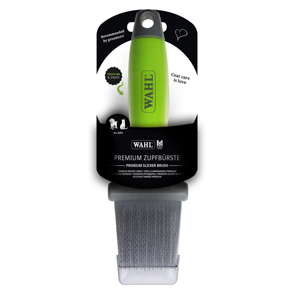 WAHL Premium Zupfbürste – 2-in-1 Bürste Für Effektive Haar- und Schmutz Entfernung