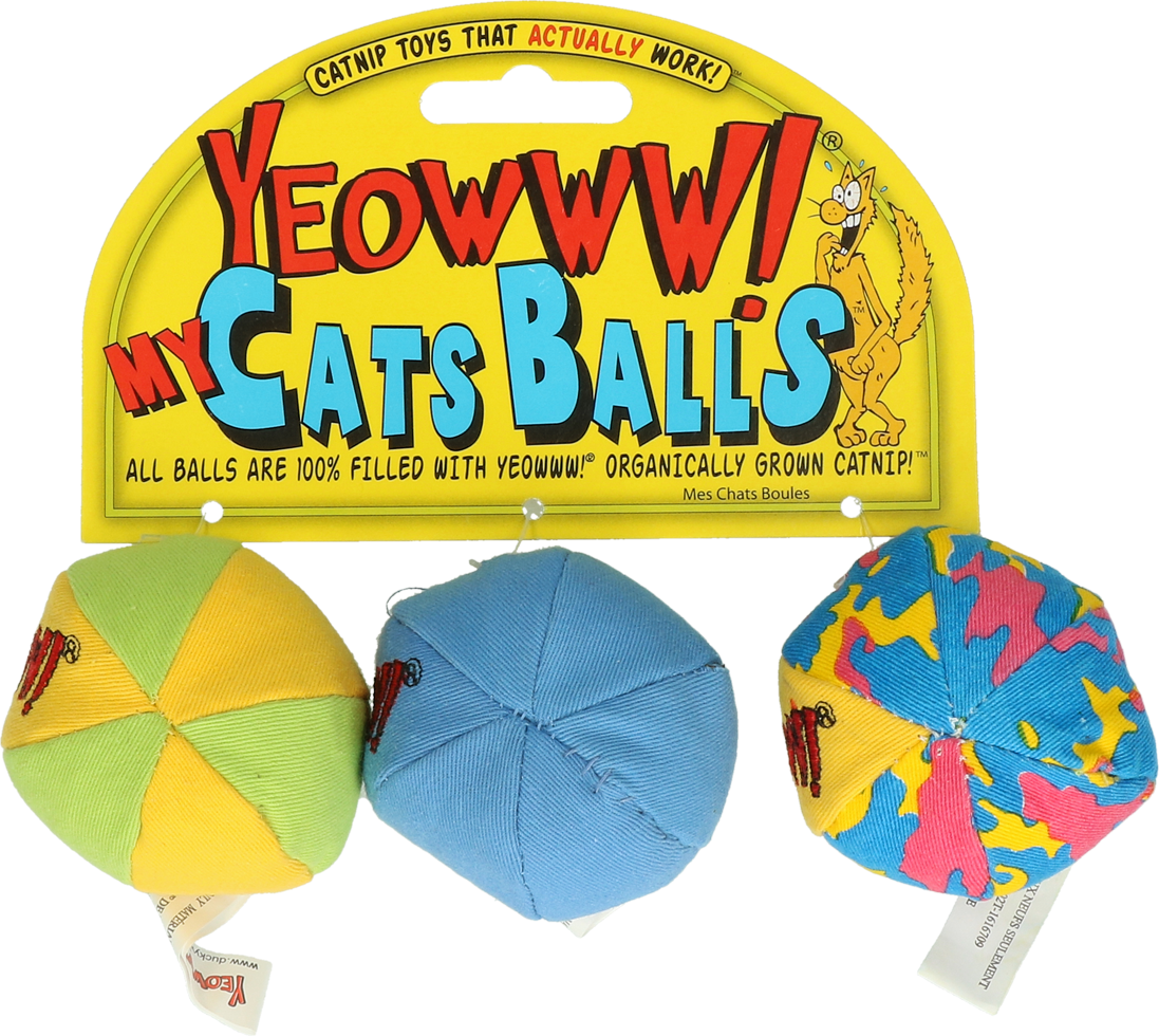 Yeowww! My Cats Balls – 100 Prozent Mit Katzenminze Gefüllt