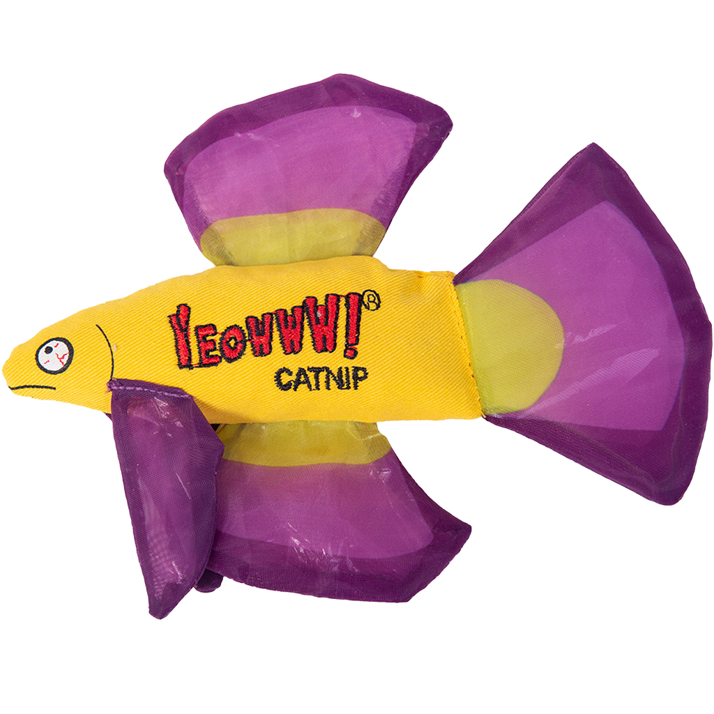 Yeowww! Mo Betta Fish Lila – Mit Biologisch Angebauter Katzenminze und Knistern