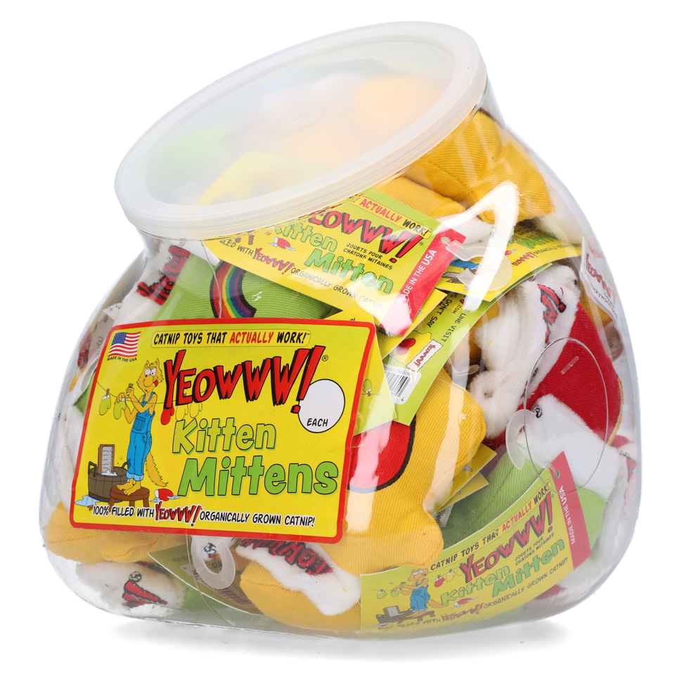 Yeowww! Jug Mit 30 Kitten Mittens – Unwiderstehliche Katzenminze
