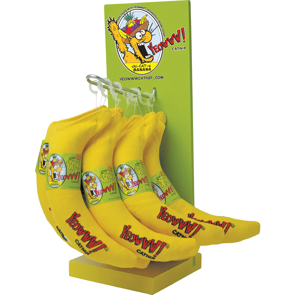 Yeowww! Chi-Cat-A Banane 12-Pack – 100 Prozent Bio-Katzenminze