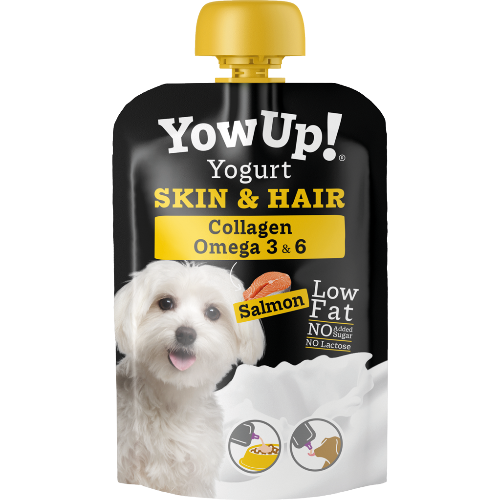 YowUp! Joghurt Hunde Lachs Haut & Fell – Laktosefrei Und Omega-3-Reich