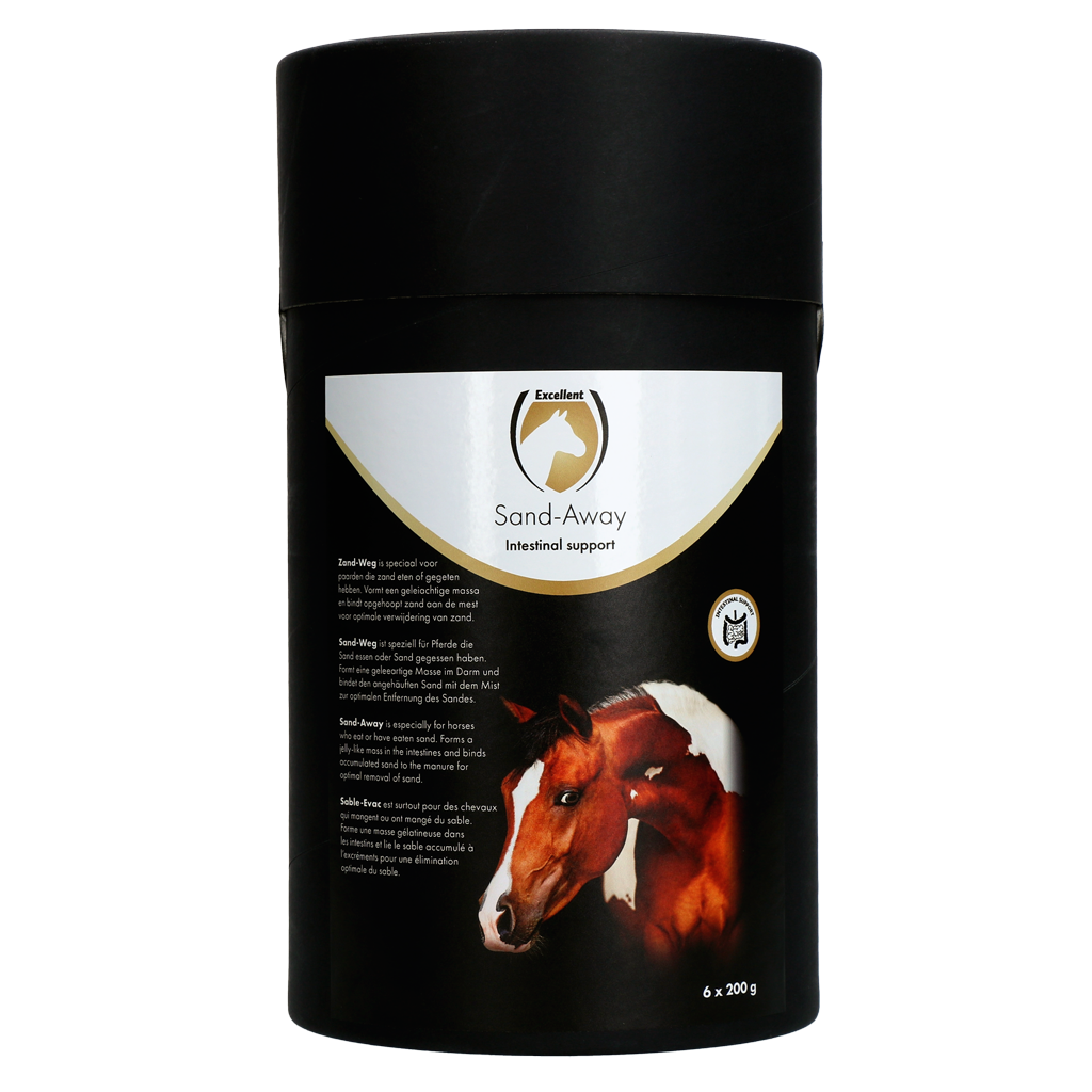 Excellent Horse Sand-Away 6 x 200 g – Unterstützung Bei Der Sandentfernung Im Darm