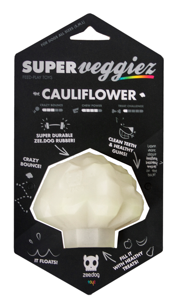 Zee.Dog Super Veggiez Der Blumenkohl – Leuchtet Im Dunkeln Und Reinigt Das Gebiss