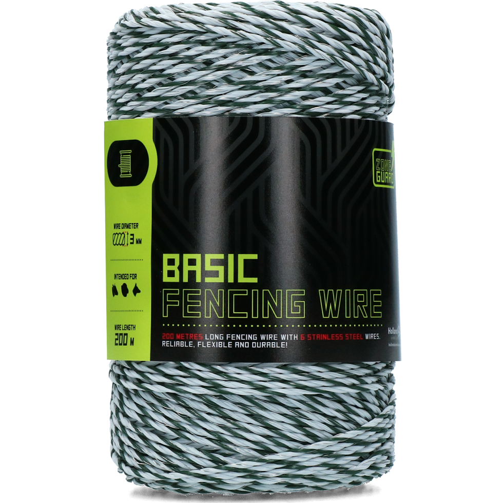 ZoneGuard Zaundraht Basic 3 mm 200 m – Hochwertiger Edelstahl für Langlebigkeit