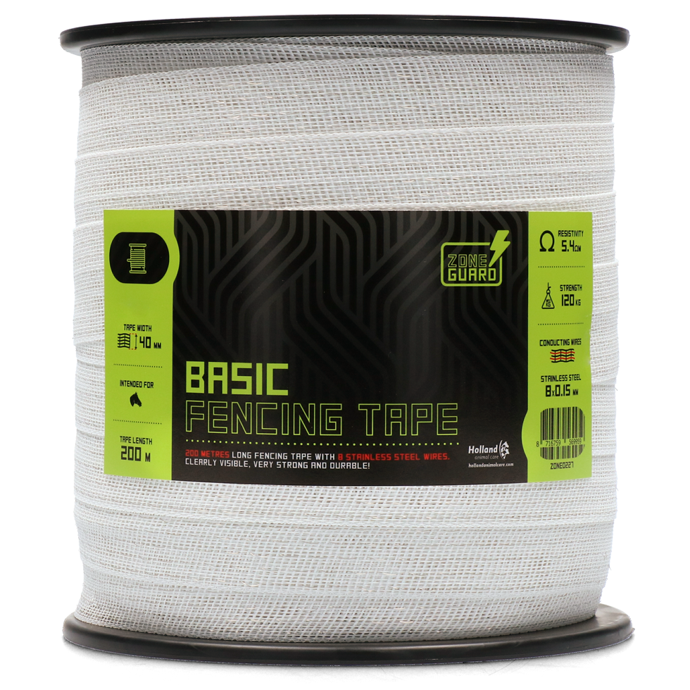 ZoneGuard Basic Zaunband 40 mm – Robuste Sichtbarkeit für Pferdezaunung