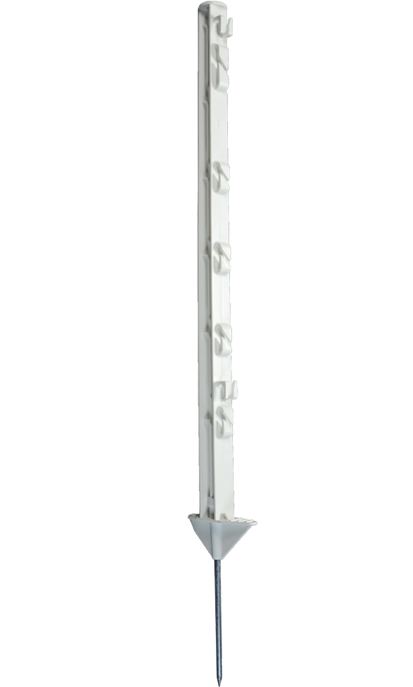 ZoneGuard Kunststoffpfahl 75 cm Weiß – Hohe Festigkeit und Langlebigkeit