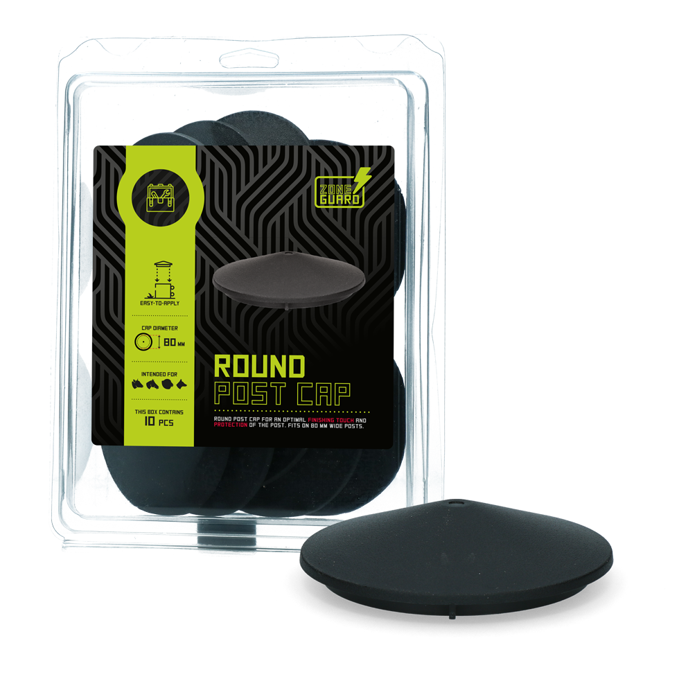 ZoneGuard Pfostenkappe Ø 80 mm – Schützt Und Verschönert Zaunpfosten